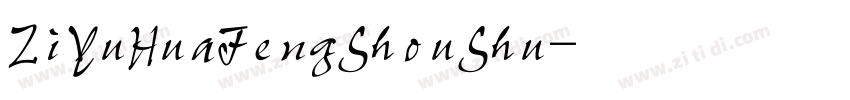 ZiYuHuaFengShouShu字体转换