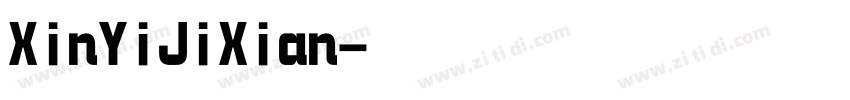 XinYiJiXian字体转换