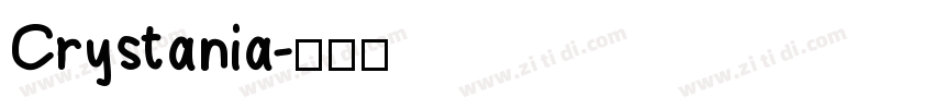 Crystania字体转换
