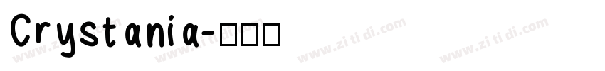 Crystania字体转换