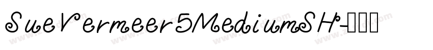 SueVermeer5MediumSH字体转换