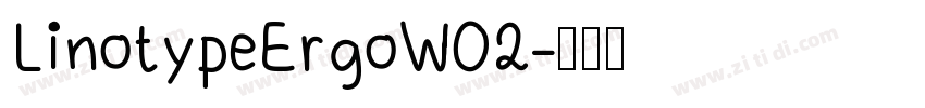 LinotypeErgoW02字体转换