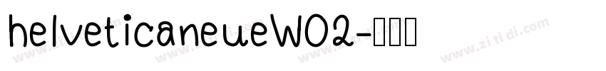 helveticaneueW02字体转换