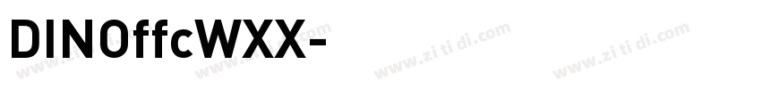 DINOffcWXX字体转换