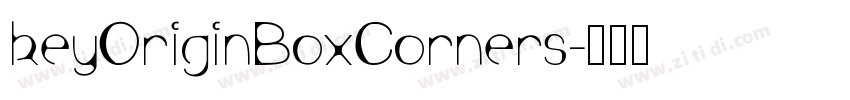 keyOriginBoxCorners字体转换