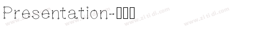 Presentation字体转换