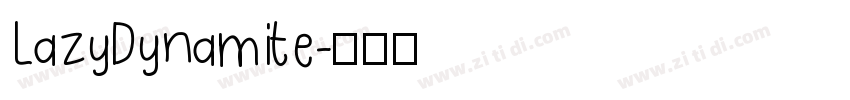 LazyDynamite字体转换