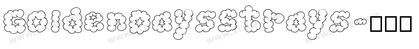 GoldenDaysStrays字体转换