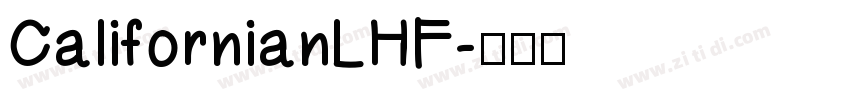 CalifornianLHF字体转换