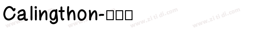 Calingthon字体转换