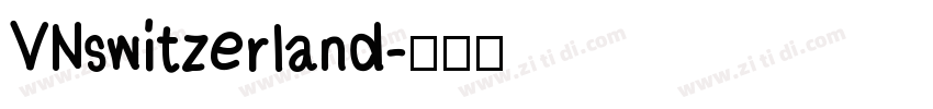 VNswitzerland字体转换