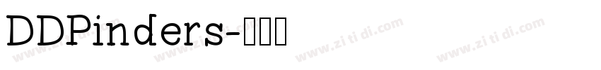 DDPinders字体转换