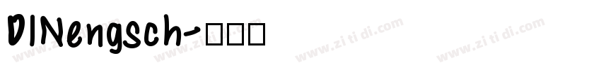 DINengsch字体转换