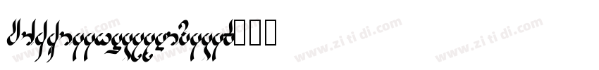 DINMittelschriftstd字体转换