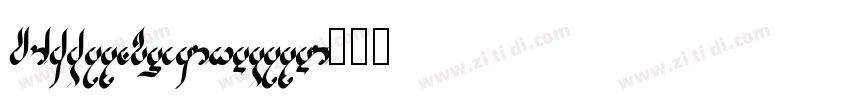 DINSchablonierschri字体转换