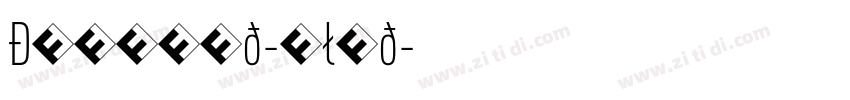 DINCond-Blod字体转换