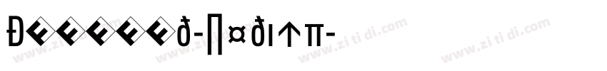 DINCond-Medium字体转换