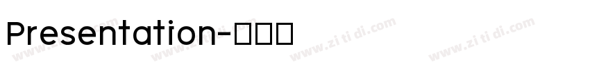 Presentation字体转换