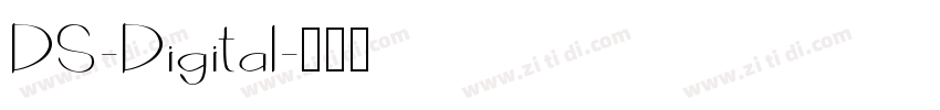 DS-Digital字体转换