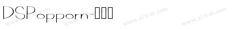DSPopporn字体转换