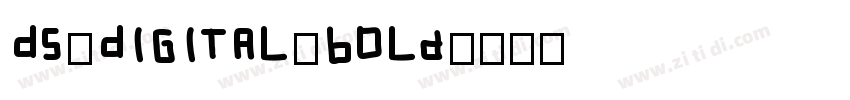 DS-Digital-Bold字体转换