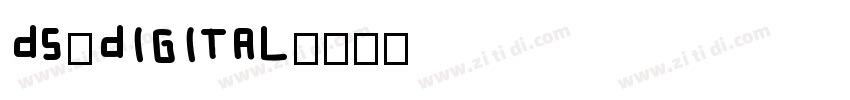 DS-Digital字体转换