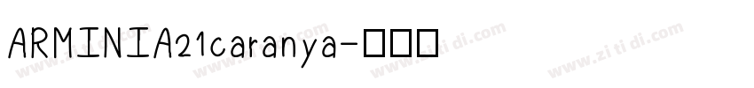 ARMINIA21caranya字体转换