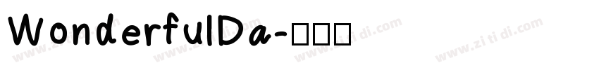 WonderfulDa字体转换
