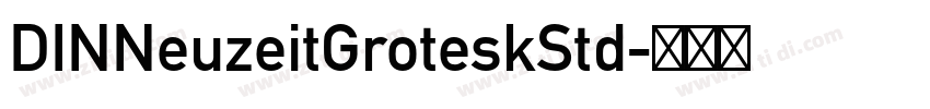 DINNeuzeitGroteskStd字体转换