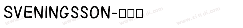 Sveningsson字体转换