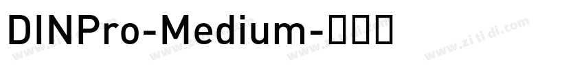 DINPro-Medium字体转换