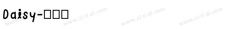Daisy字体转换