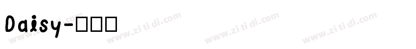 Daisy字体转换