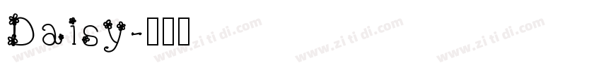 Daisy字体转换