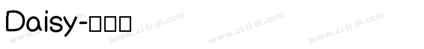 Daisy字体转换