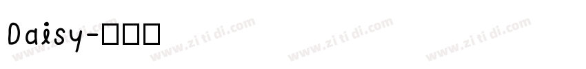Daisy字体转换