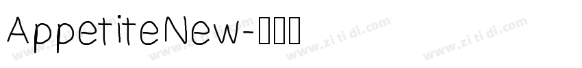 AppetiteNew字体转换