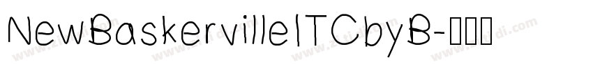 NewBaskervilleITCbyB字体转换