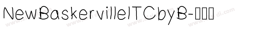 NewBaskervillelTCbyB字体转换