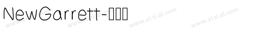 NewGarrett字体转换