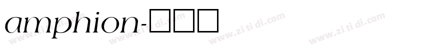 amphion字体转换