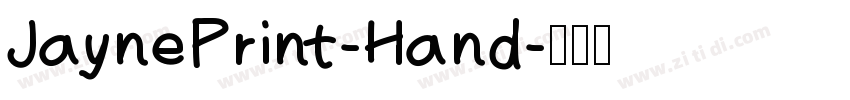 JaynePrint-Hand字体转换