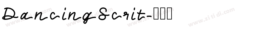 DancingScrit字体转换