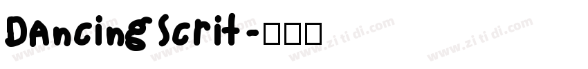 DancingScrit字体转换
