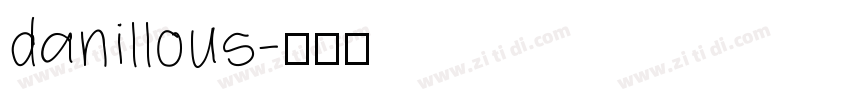 danillous字体转换