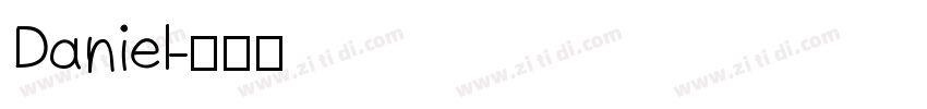 Daniel字体转换