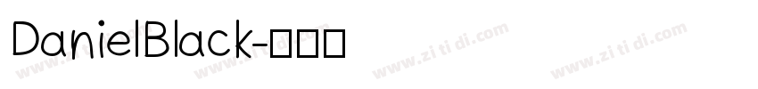 DanielBlack字体转换
