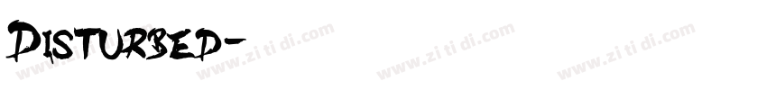 Disturbed字体转换