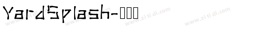 YardSplash字体转换