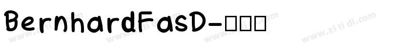 BernhardFasD字体转换